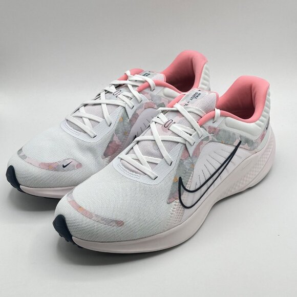 Nike Quest 5 PRM White Navy Pearl Pink Running Shoe FB6944-100 Womm 12 /Men 10.5 - Picture 2 of 12